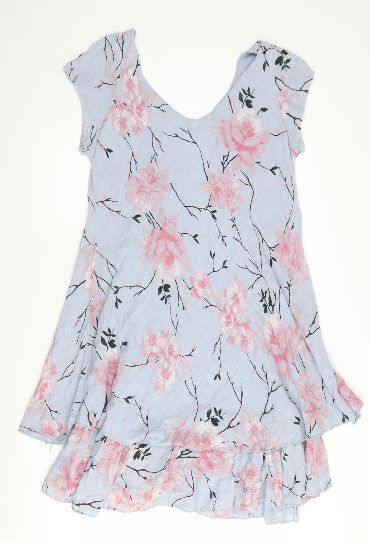 Luca Vanucci Women's Floral Shift Dress L Bohemian