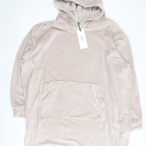 Ted Baker Women's Beige Hooded Nightwear, Size 10-12
