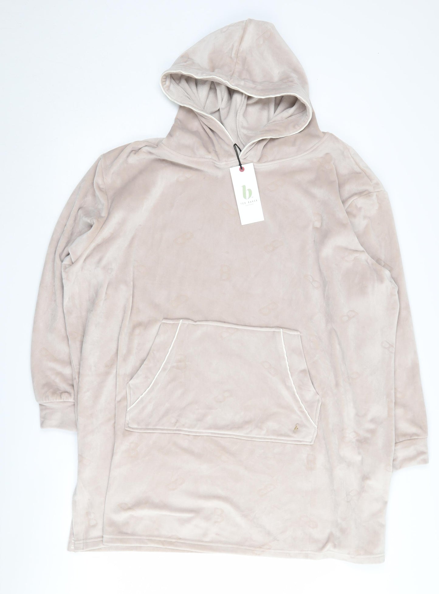 Ted Baker Women's Beige Hooded Nightwear, Size 10-12