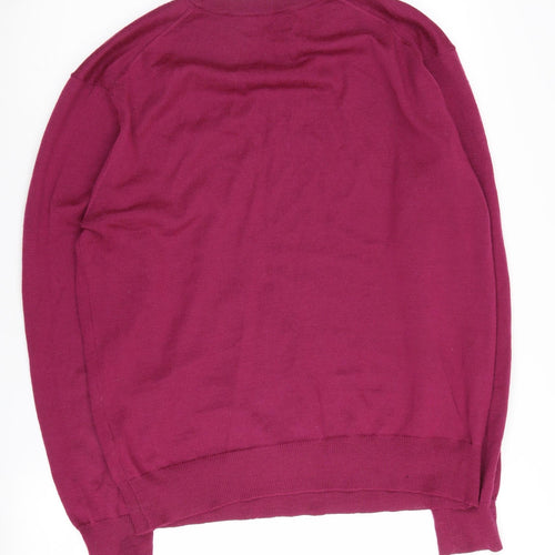 Blazer Men's Purple V-Neck Pullover Jumper 2XL