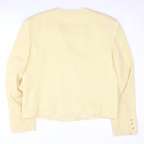 Hucke Mode Ivory Women's Blazer Size 14