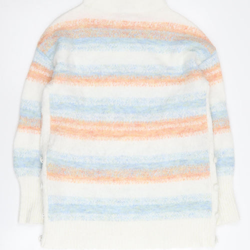 Monsoon Women's Multicoloured Striped Knit Jumper M