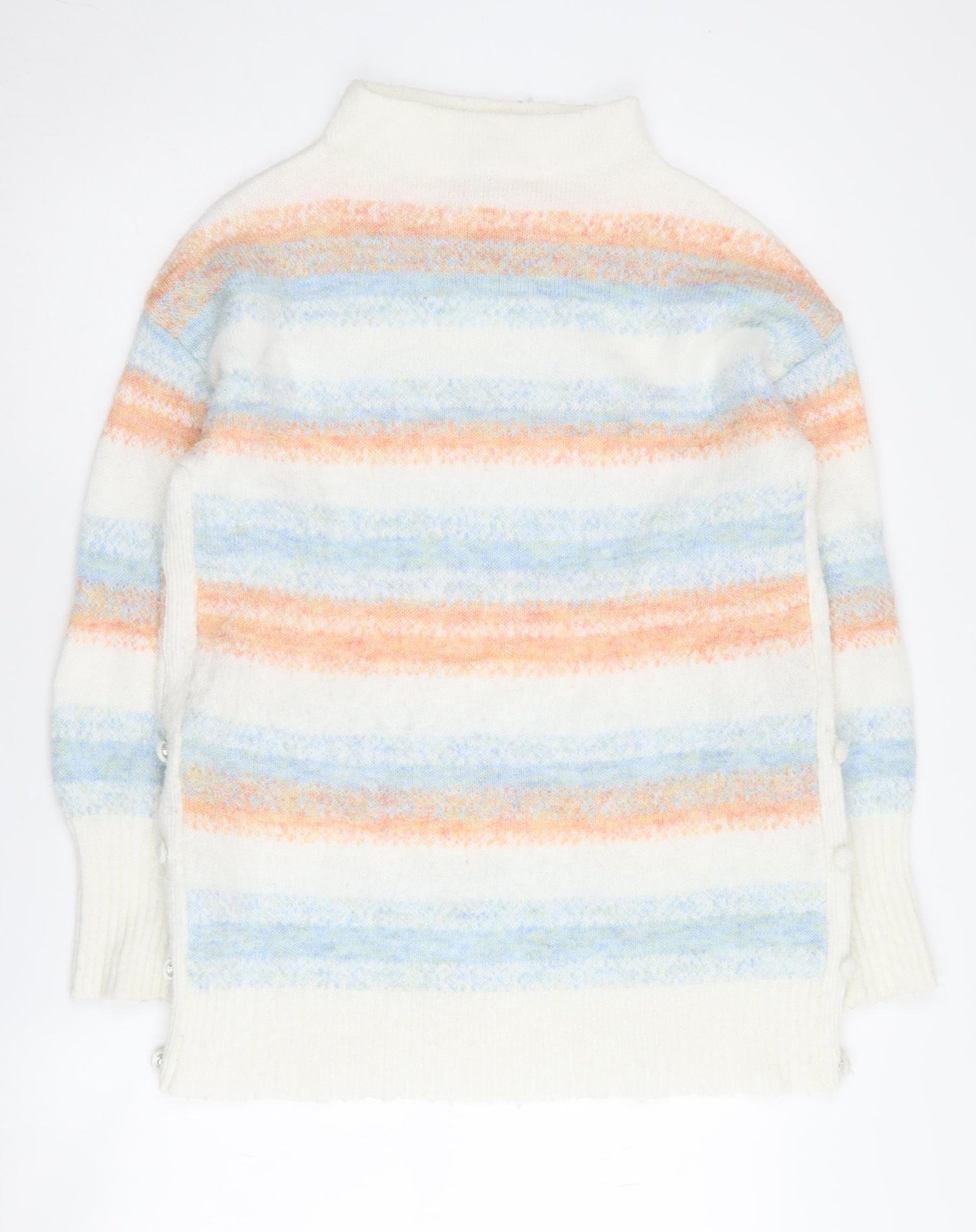 Monsoon Women's Multicoloured Striped Knit Jumper M