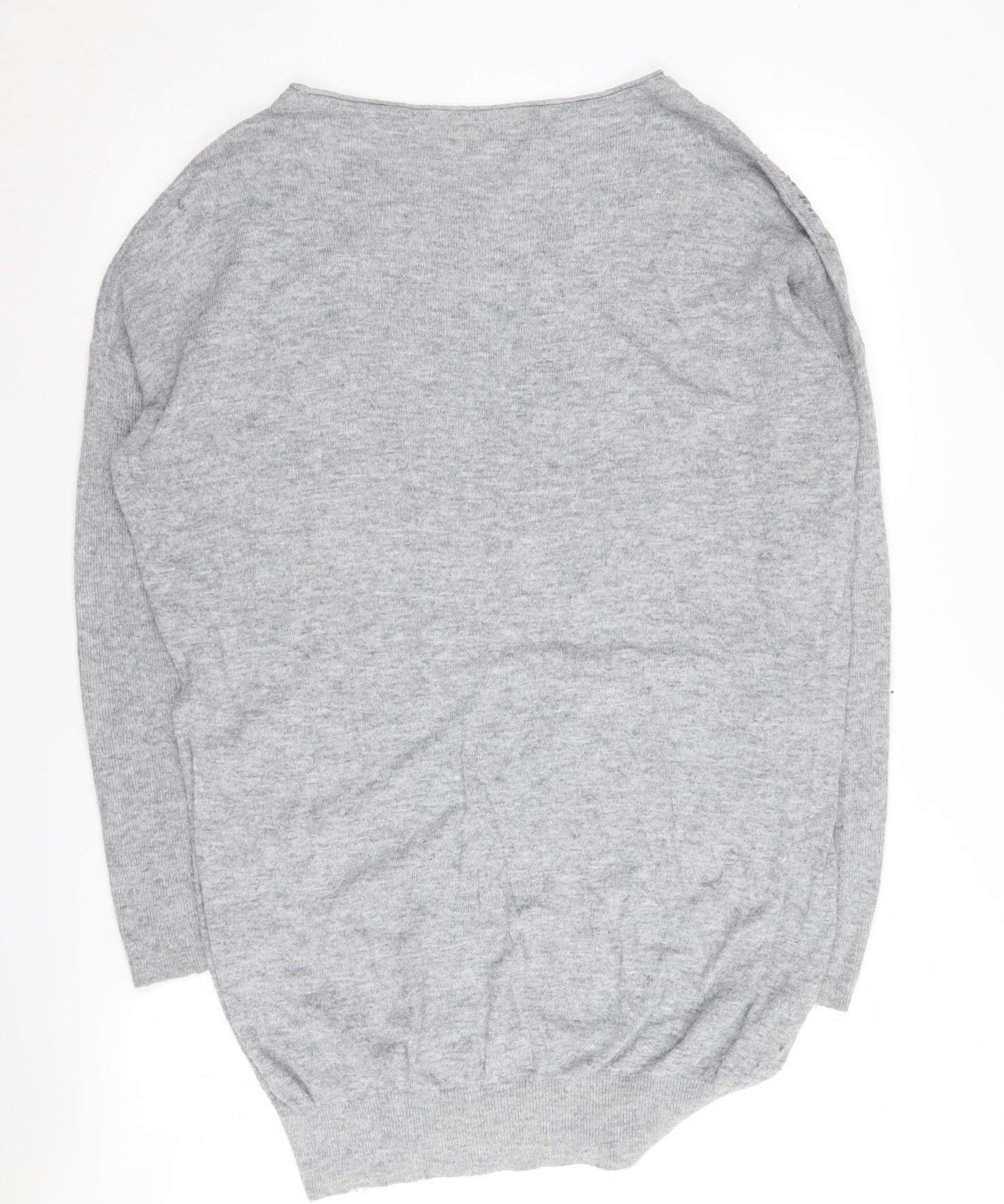Next Grey Sequin Women's Long Sleeve Jumper Size 10