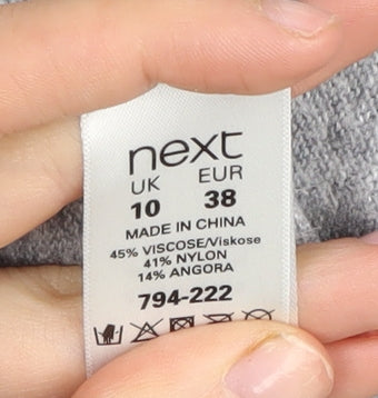 Next Grey Sequin Women's Long Sleeve Jumper Size 10