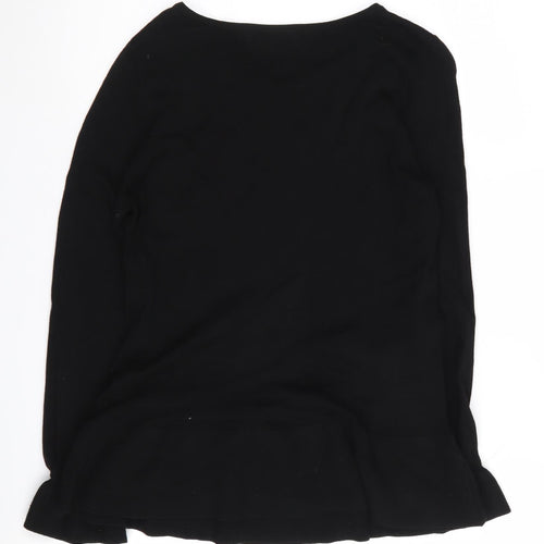 Wallis Women's Black Viscose Jumper S Petites