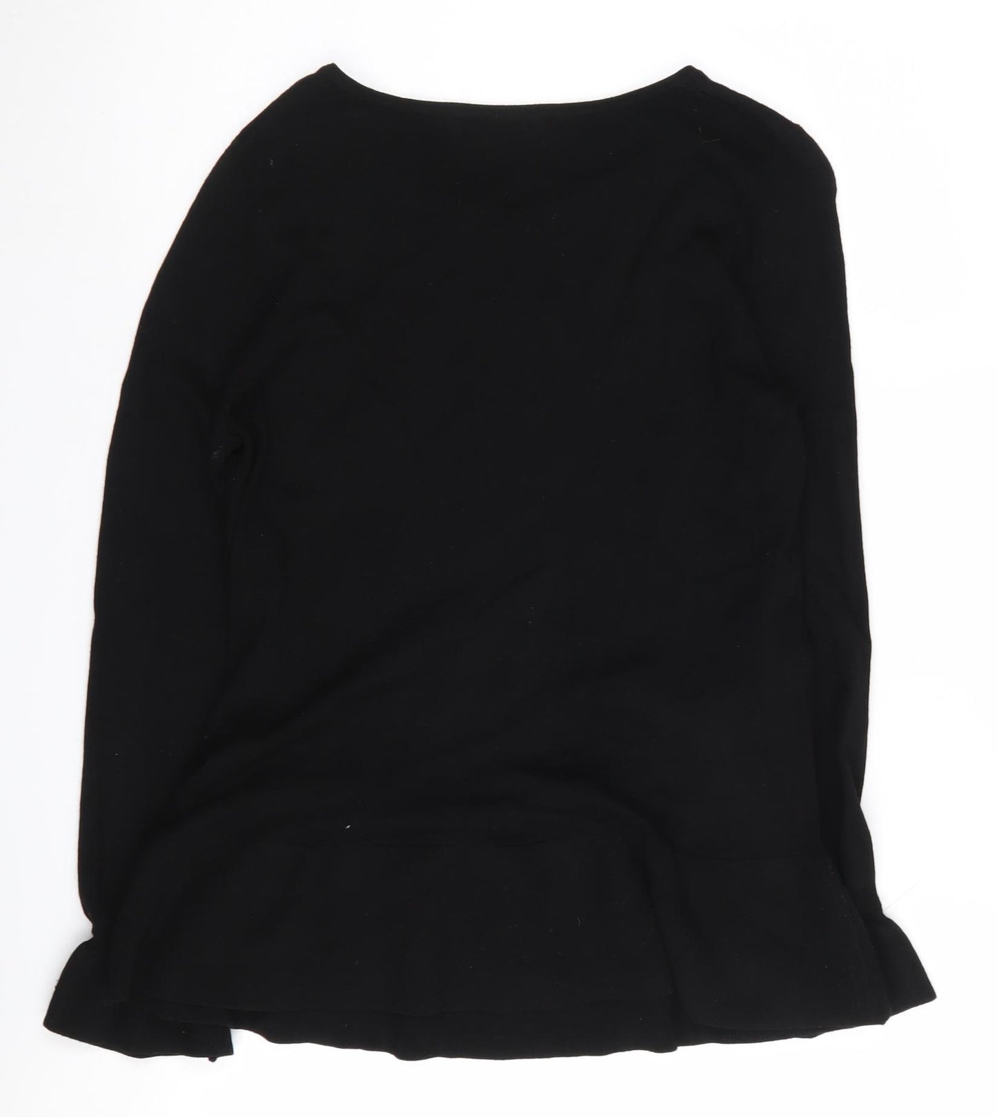 Wallis Women's Black Viscose Jumper S Petites