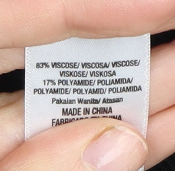 Wallis Women's Black Viscose Jumper S Petites