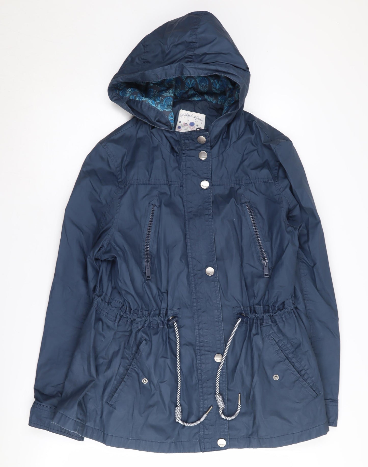 Mantaray Women's Blue Parka Jacket Size 16 Casual