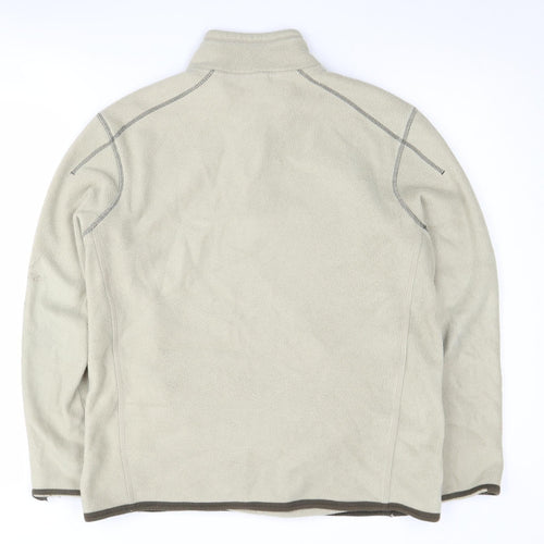 Next Men's Beige Medium Pullover Fleece Sweatshirt