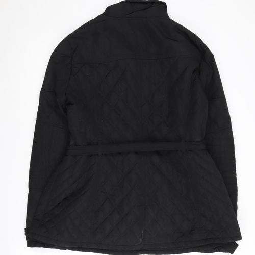 Next Women's Black Quilted Jacket Size 18