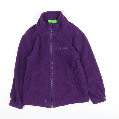 Mountain Warehouse Girls Purple Fleece Jacket 5-6 Years