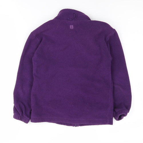 Mountain Warehouse Girls Purple Fleece Jacket 5-6 Years