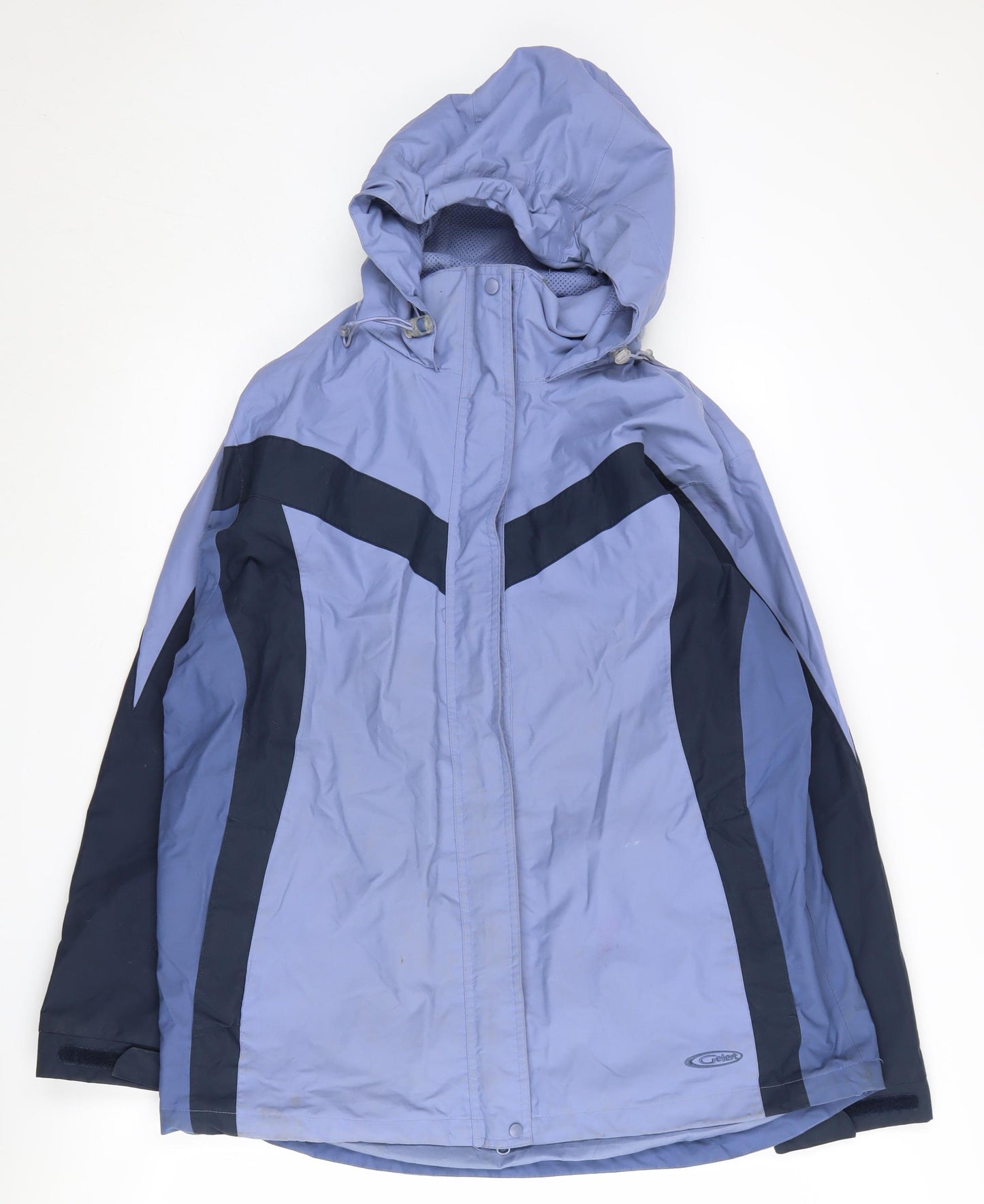 Gelert Women's Blue Waterproof Rain Coat Jacket Size 18