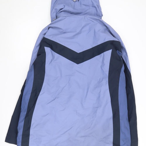 Gelert Women's Blue Waterproof Rain Coat Jacket Size 18
