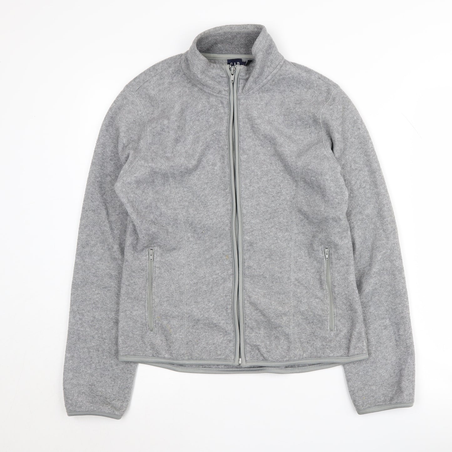 Gap Women's Grey Full Zip Jacket Size M