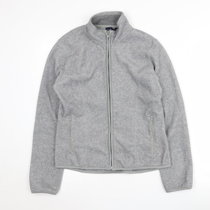 Gap Women's Grey Full Zip Jacket Size M