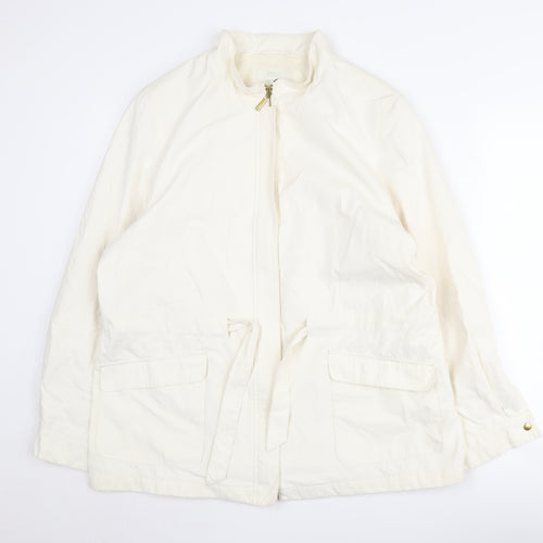 Marks & Spencer Women's Ivory Belted Jacket 16