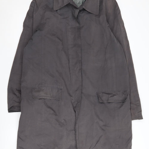 Marks and Spencer Women's Grey Overcoat Size 14