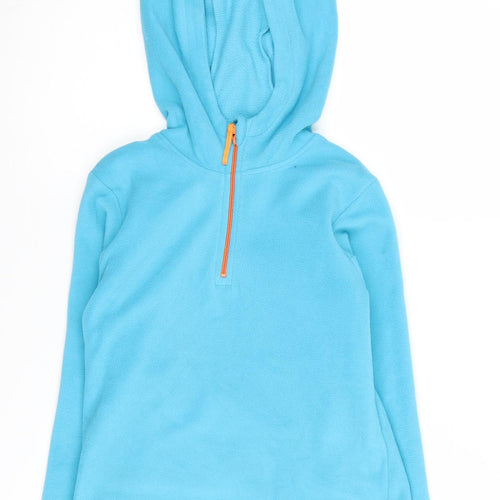 Mountain Warehouse Girls Blue Fleece Hoodie 7-8 Years