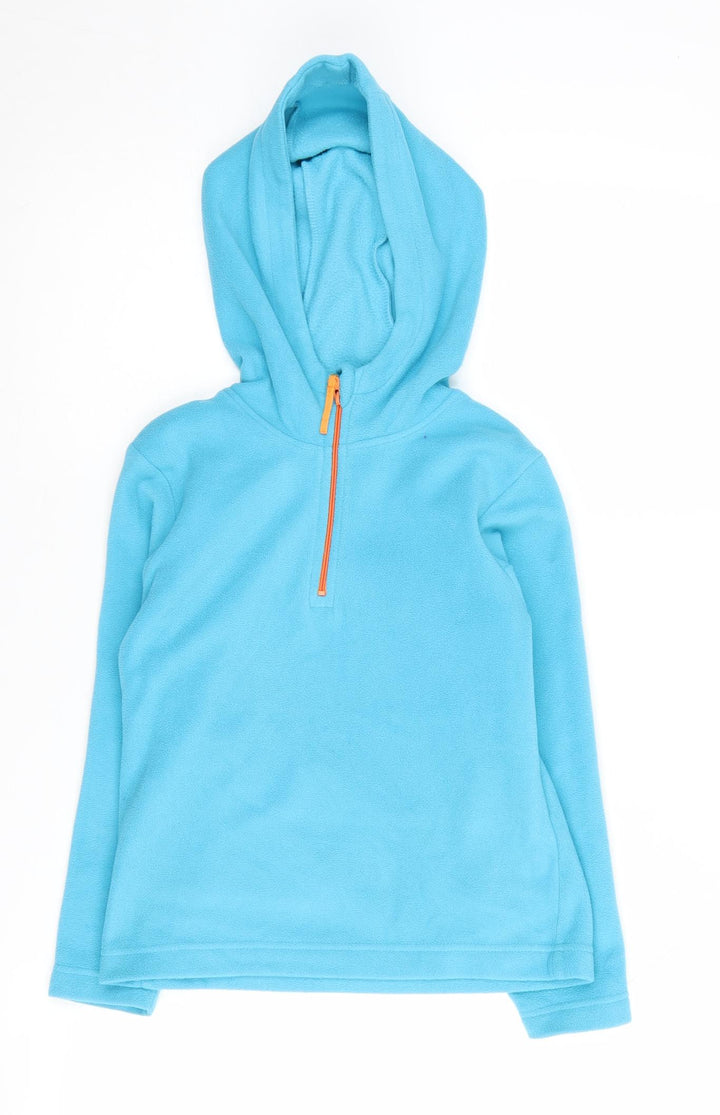 Mountain Warehouse Girls Blue Fleece Hoodie 7-8 Years