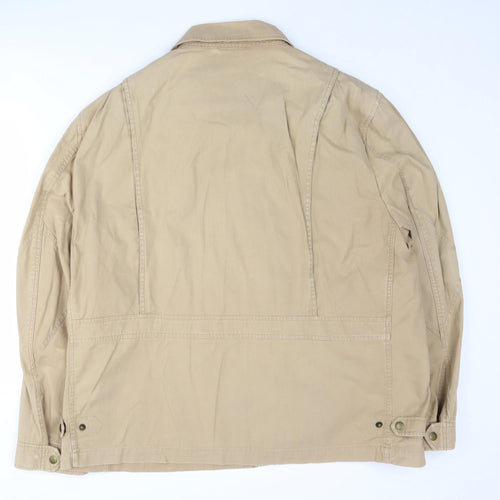 Melka Men's Beige Cotton Jacket, Size 60, Good Condition