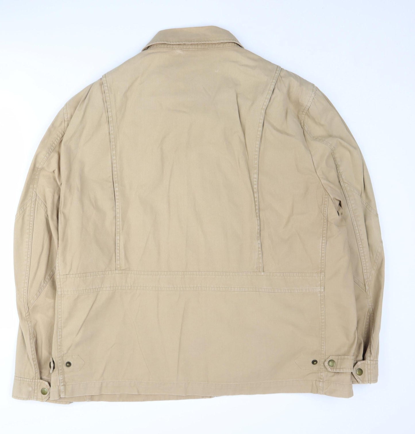 Melka Men's Beige Cotton Jacket, Size 60, Good Condition