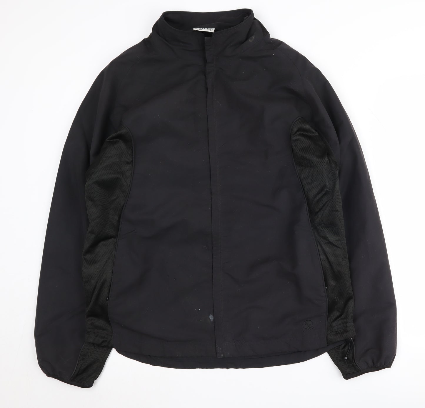 Tombo Men's Black Windbreaker, Small, Polyester