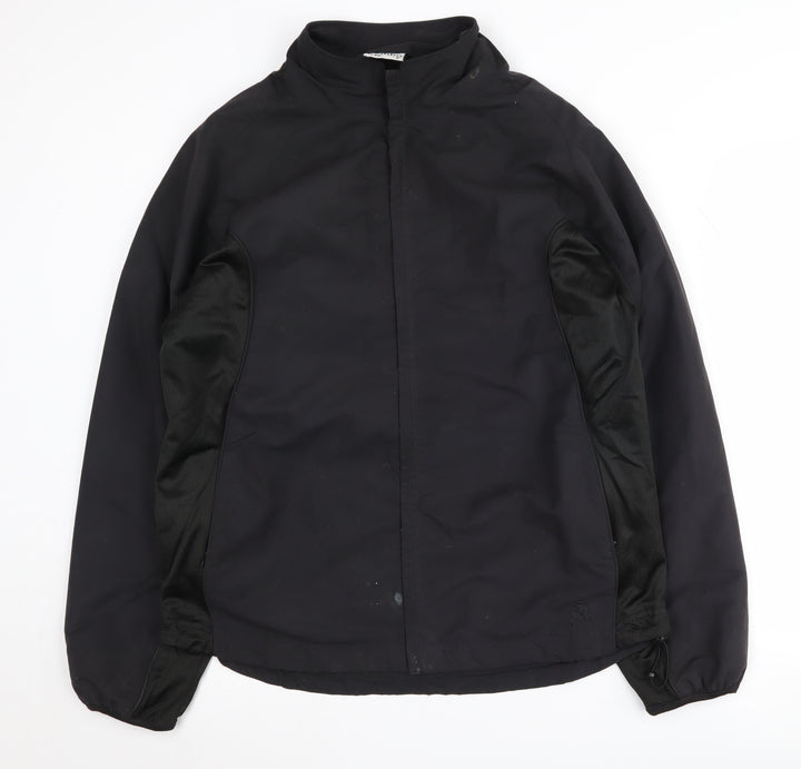Tombo Men's Black Windbreaker, Small, Polyester