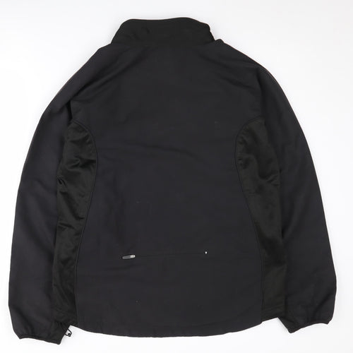 Tombo Men's Black Windbreaker, Small, Polyester