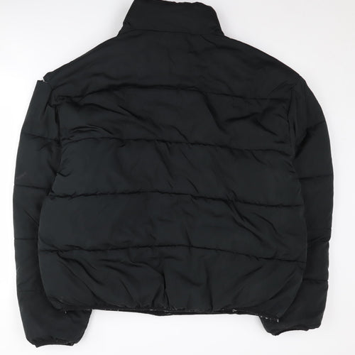 iets frans Unisex Black S Puffer Jacket for Casual Wear