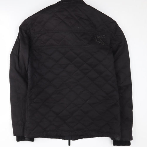 Superdry Men's Black Quilted Windbreaker Jacket L