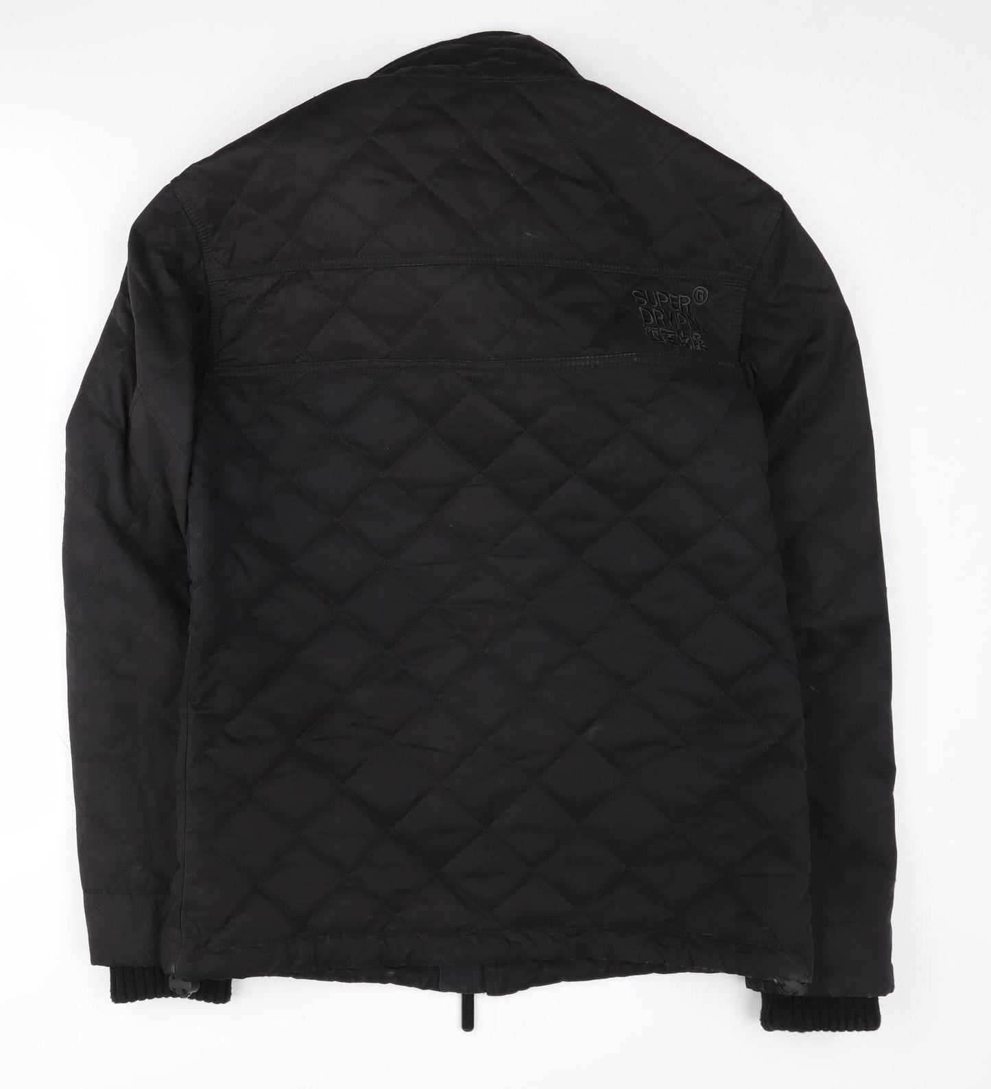 Superdry Men's Black Quilted Windbreaker Jacket L