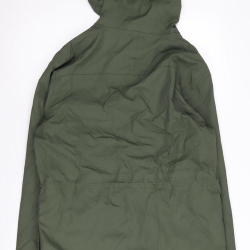 Peter Storm Men's Green Parka Jacket - M, Waterproof, Hooded