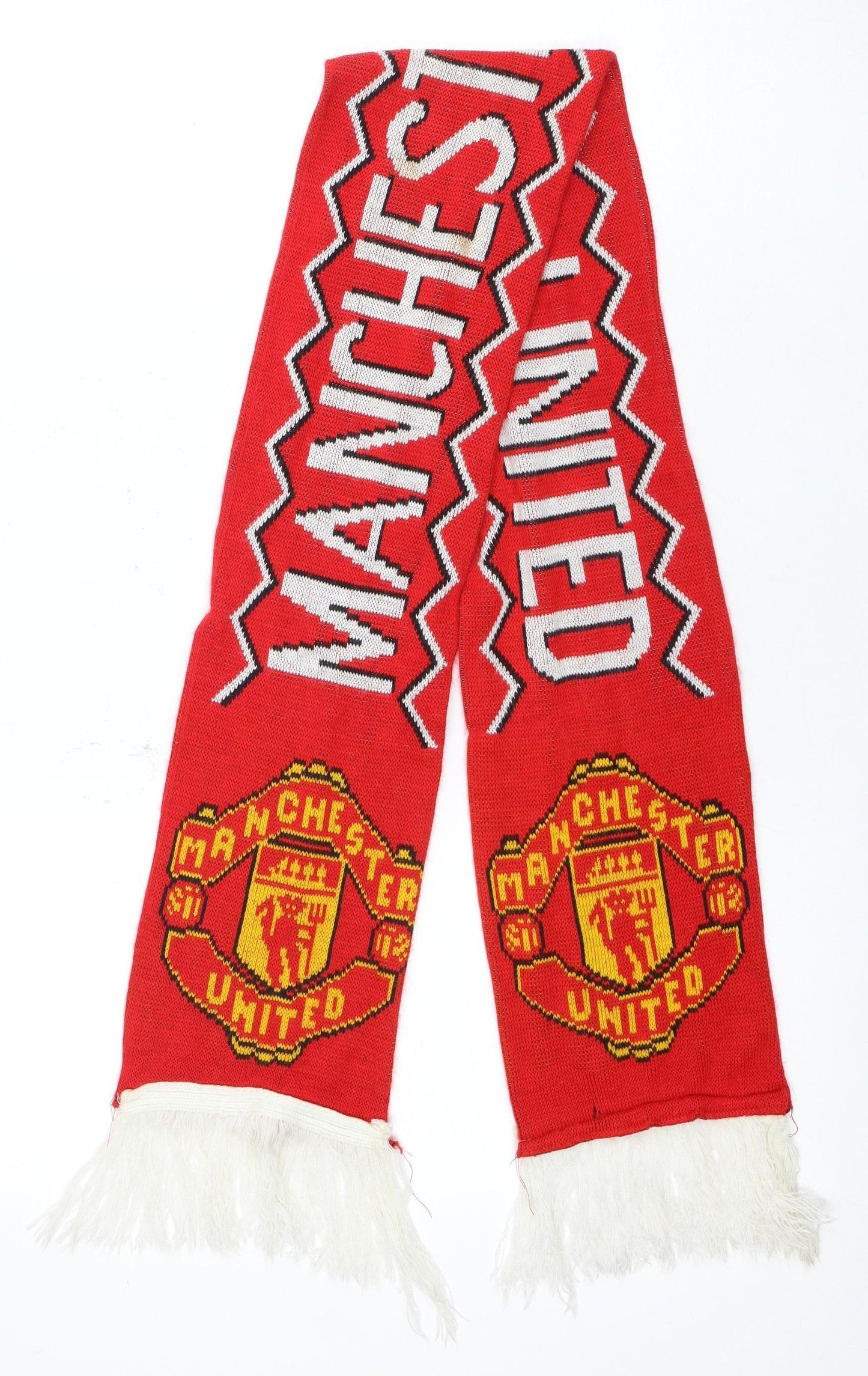 Manchester United Red Unisex Acrylic Football Scarf