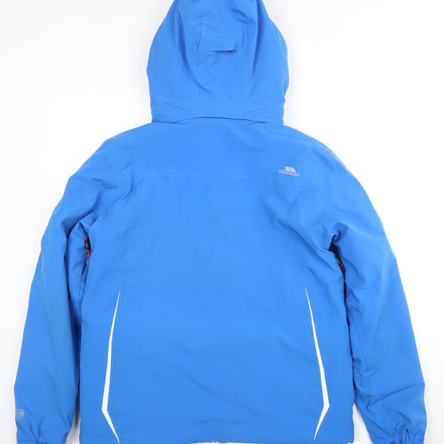 Trespass Men's Blue Waterproof Hooded Jacket 3XS