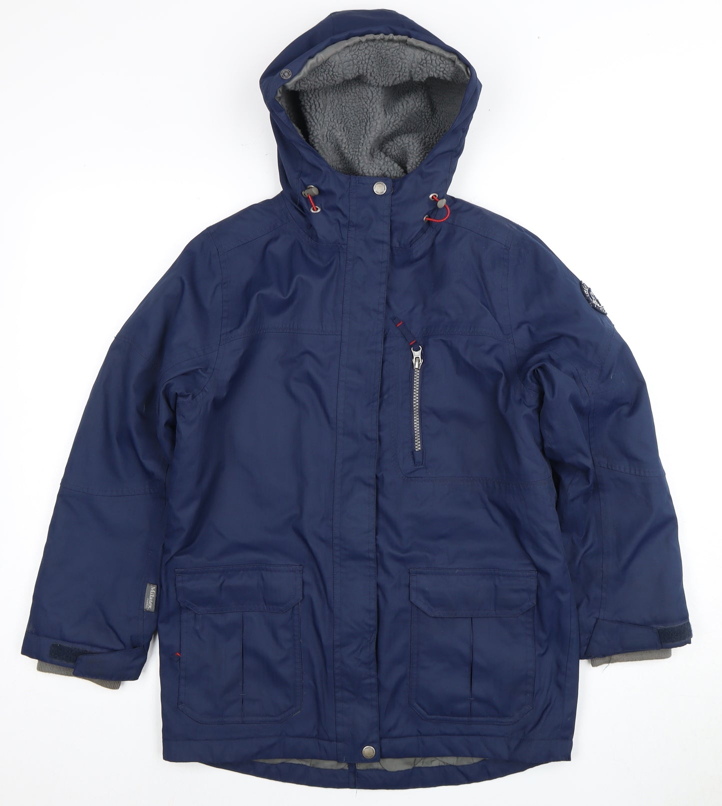 TOG24 Blue Boys' Parka Jacket 9-10 Years Insulated