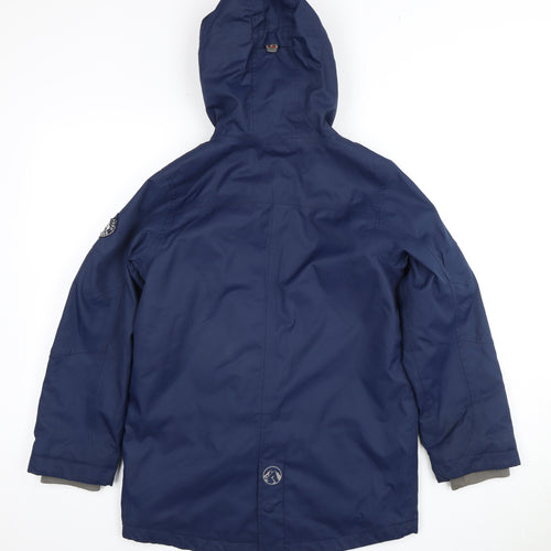 TOG24 Blue Boys' Parka Jacket 9-10 Years Insulated