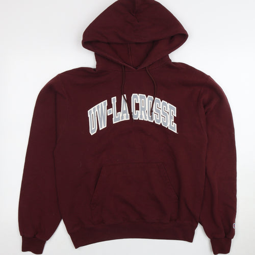Champion Red Pullover Hoodie S Men's College Style