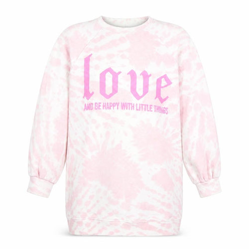 Zara Girls Pink Tie-Dye Graphic Sweatshirt 10-11 Years