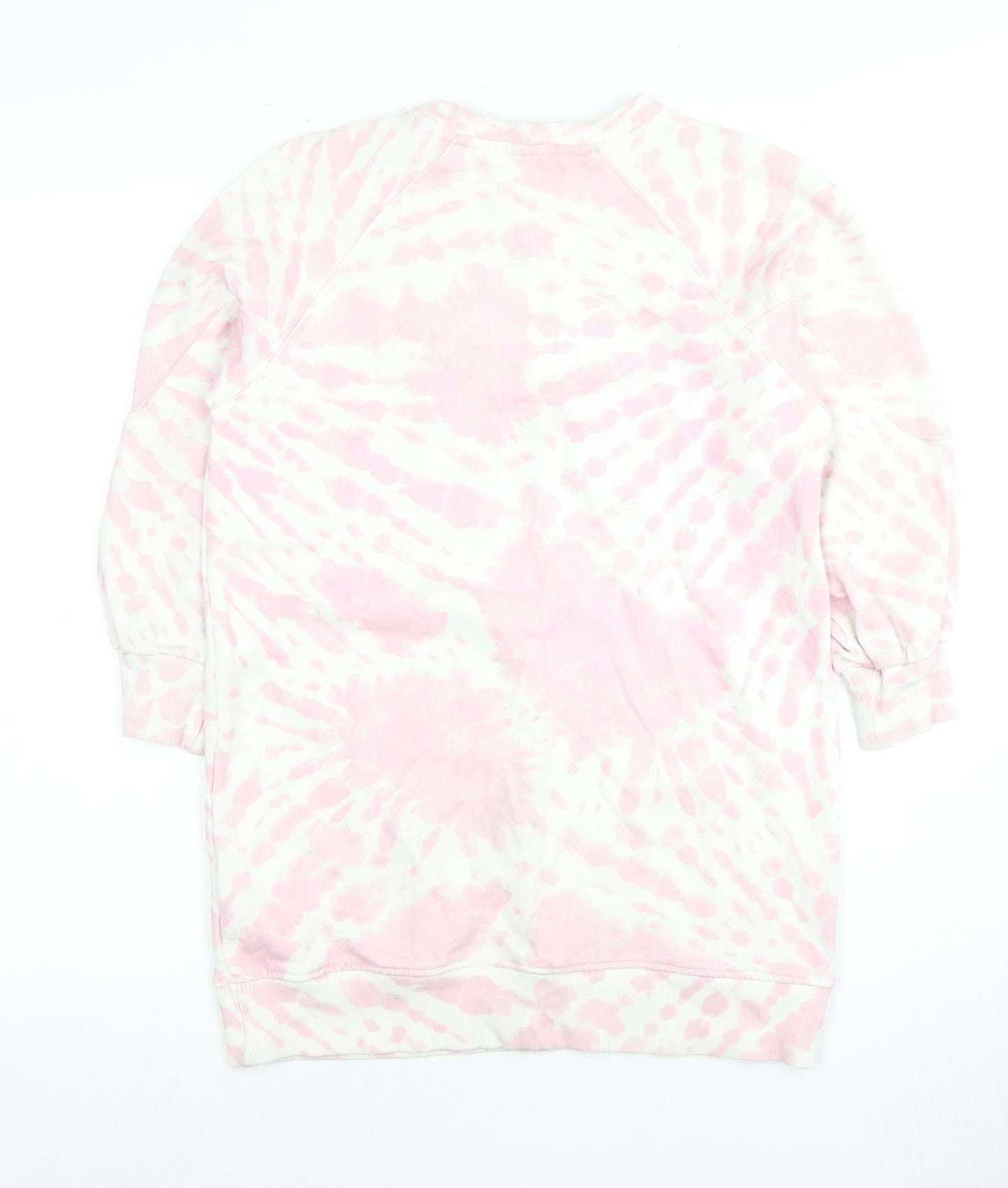 Zara Girls Pink Tie-Dye Graphic Sweatshirt 10-11 Years