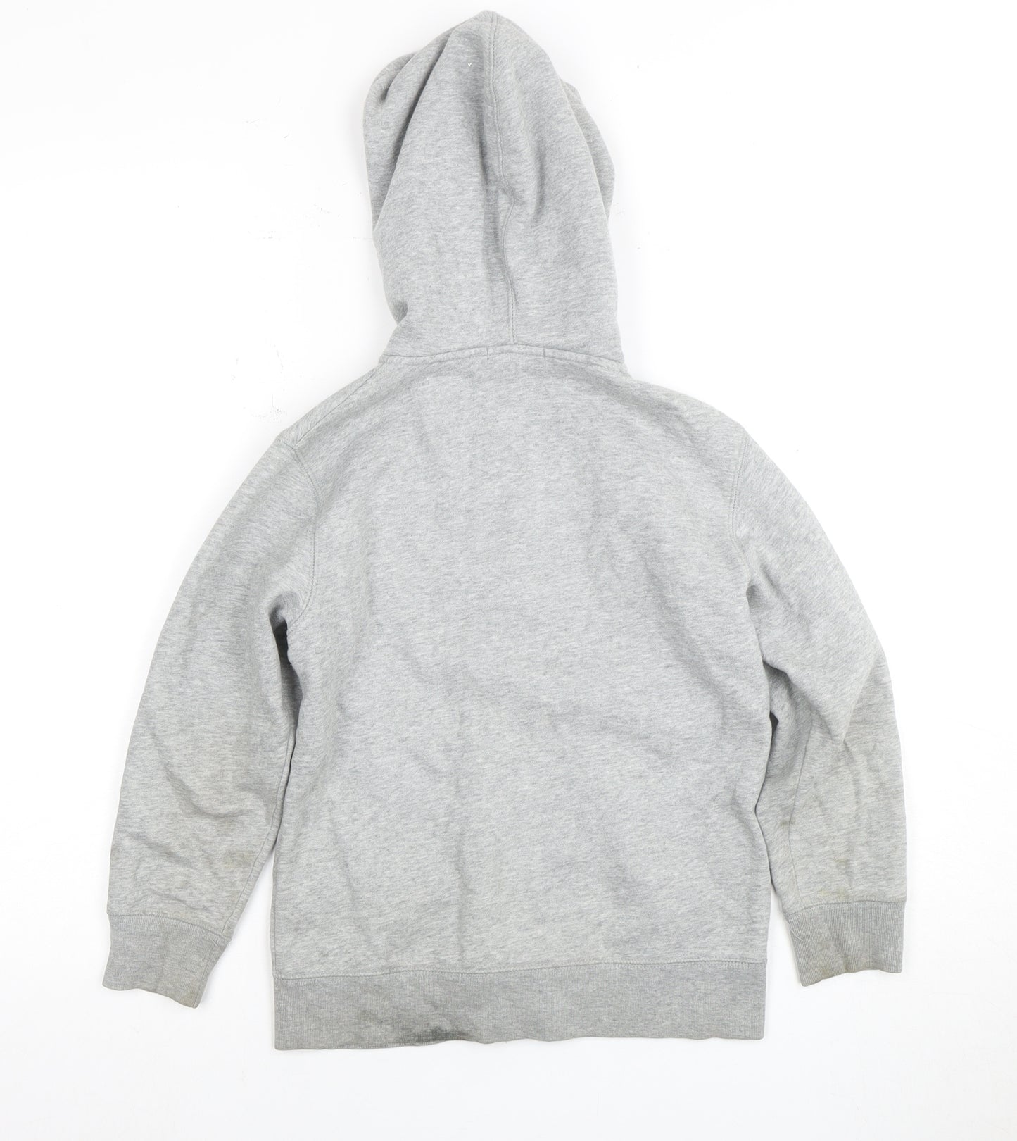 Gap Boys Grey Full Zip Hoodie 6-7 Years with Logo