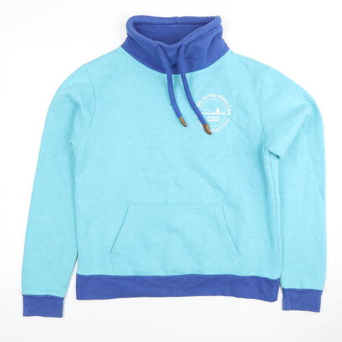 Stonewashed Men's Blue Pullover Sweatshirt M