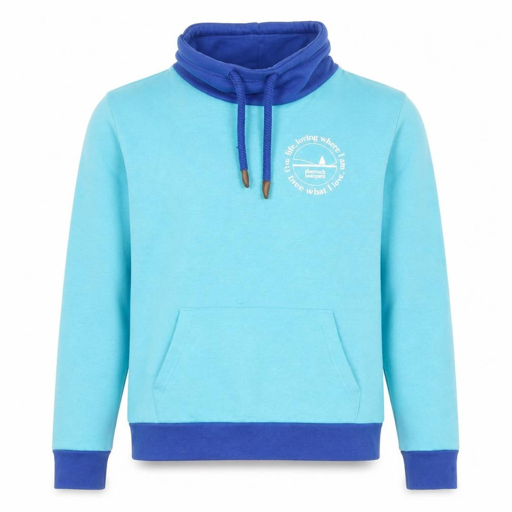 Stonewashed Men's Blue Pullover Sweatshirt M