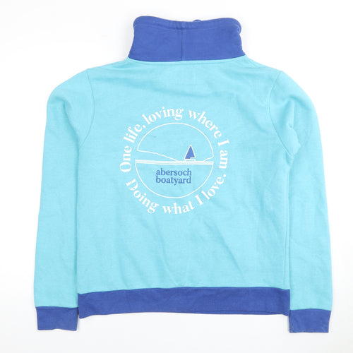 Stonewashed Men's Blue Pullover Sweatshirt M