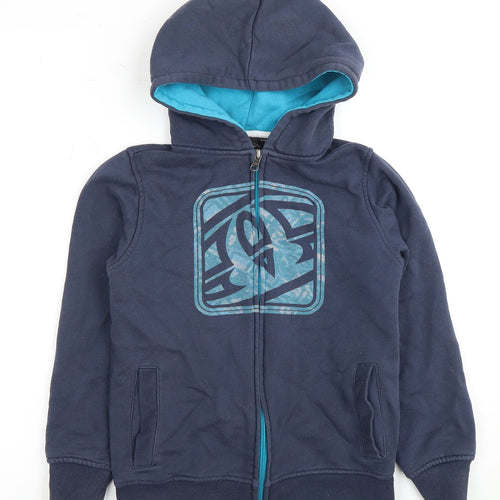 Animal Boys Blue Full Zip Hoodie, 9-10 Years, Cotton Blend