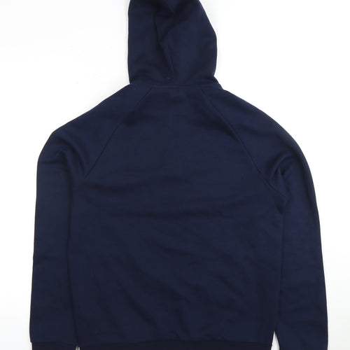 Autograph Men's Blue 1/2 Zip Hoodie M Hooded, Pockets