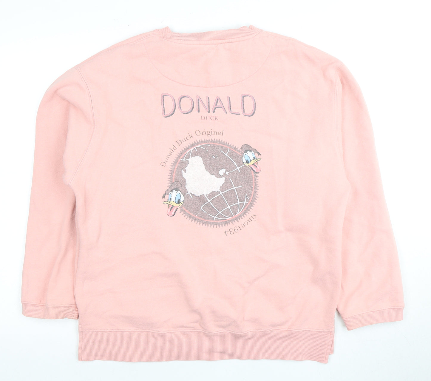Ordinary People Women Pink Pullover Sweatshirt S Disney