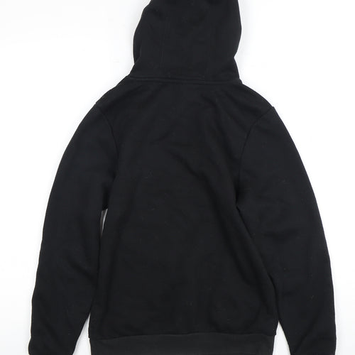 Slazenger Boys Black Hoodie, Logo Accent, 13 Years