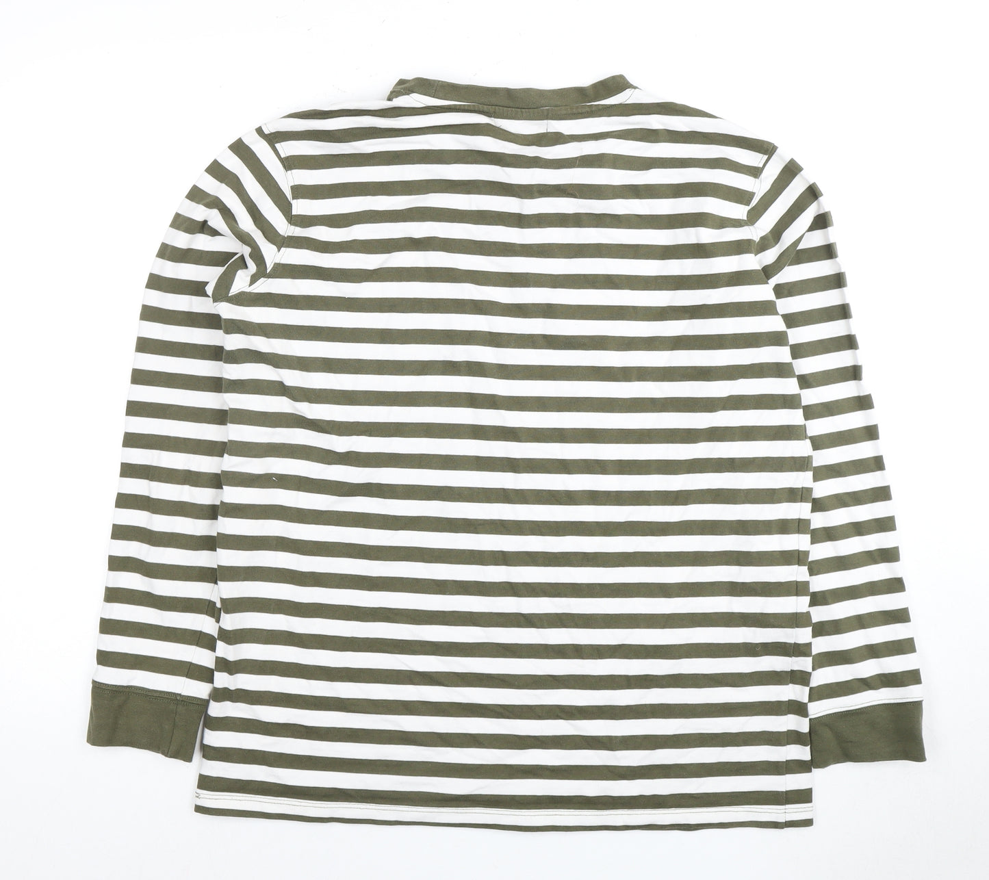 KOALA BAY Women's Green Striped Long Sleeve T-Shirt